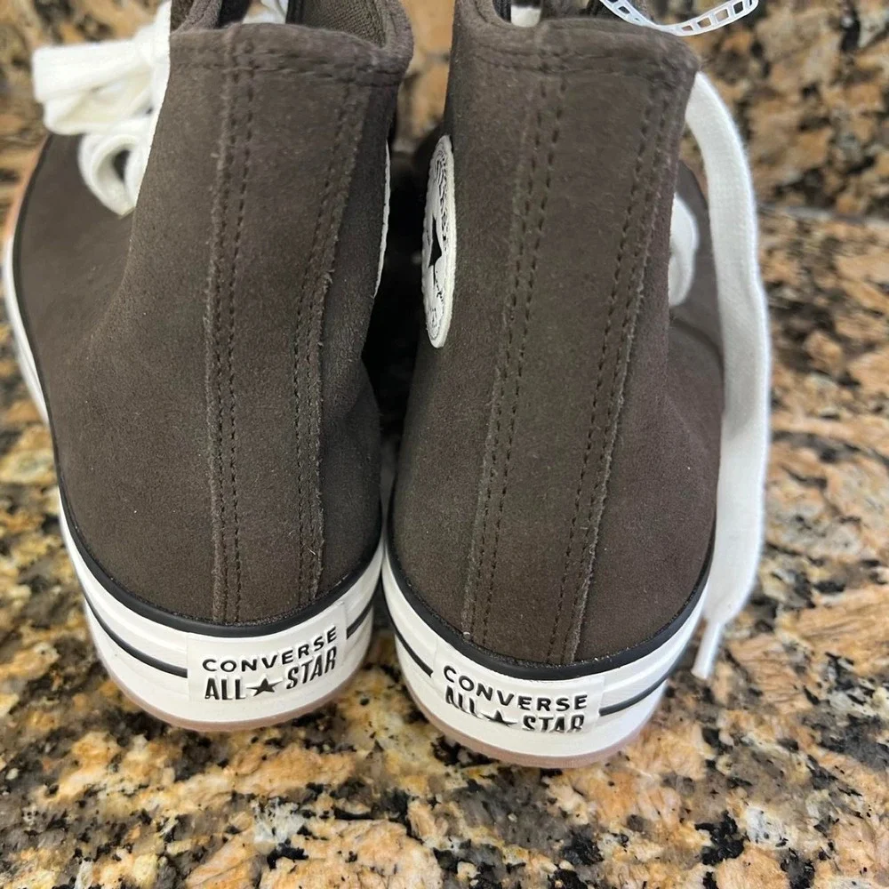 Converse Chuck Taylor All Star Eva Lift Brown Leather High Top Y6 A13366C